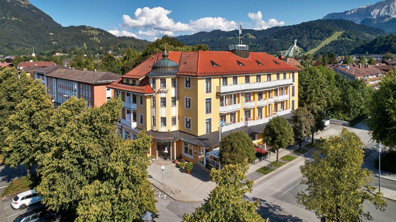 Hotel Vier Jahreszeiten Garmisch-Partenkirchen Exterior foto